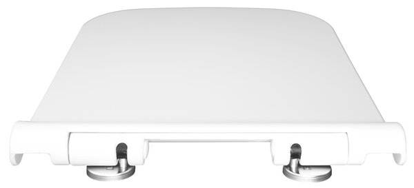 Gamma Viana, toaletné WC sedátko 418(467)x444mm z duroplastu s pomalým zatváraním, biela, ERG-GAM-D6