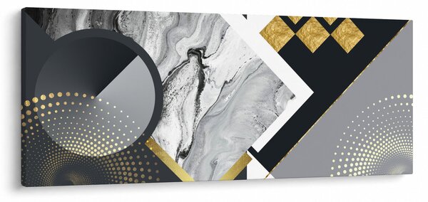 Obraz - Texturoavná koláž (120x50 cm)