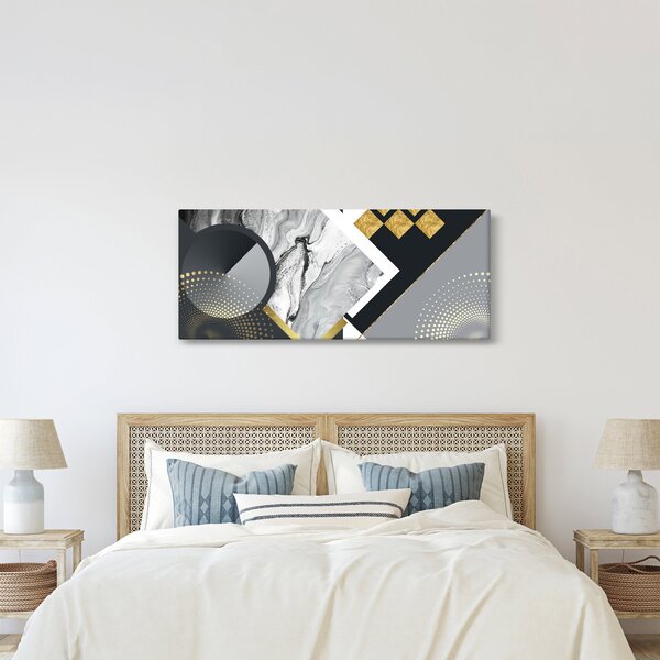 Obraz - Texturoavná koláž (120x50 cm)