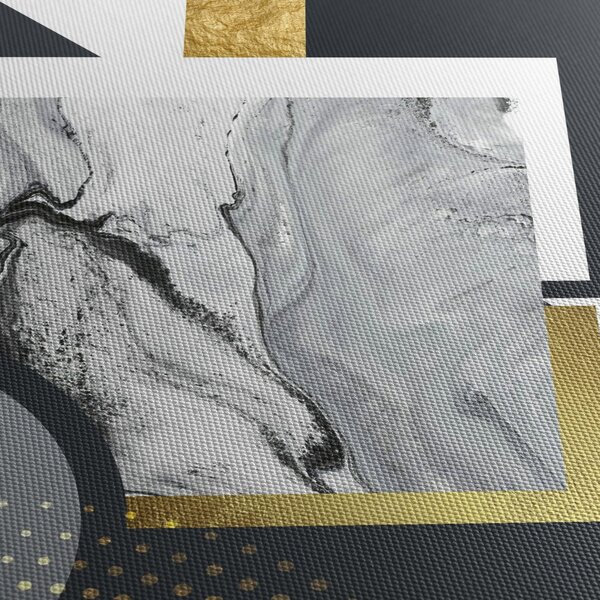 Obraz - Texturoavná koláž (120x50 cm)