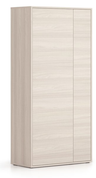 Šatníková skriňa s výsuvom BLOCK, 850 × 400 × 1748 mm, dub prírodný