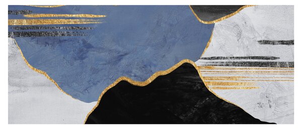 Obraz - Textúrované tvary (120x50 cm)