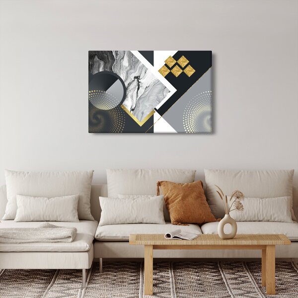 Obraz - Texturoavná koláž (90x60 cm)