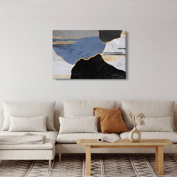 Obraz - Textúrované tvary (90x60 cm)