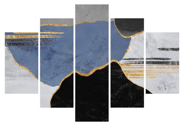 Obraz - Textúrované tvary (150x105 cm)
