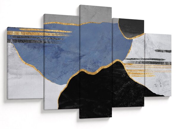 Obraz - Textúrované tvary (150x105 cm)