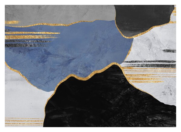 Obraz - Textúrované tvary (70x50 cm)
