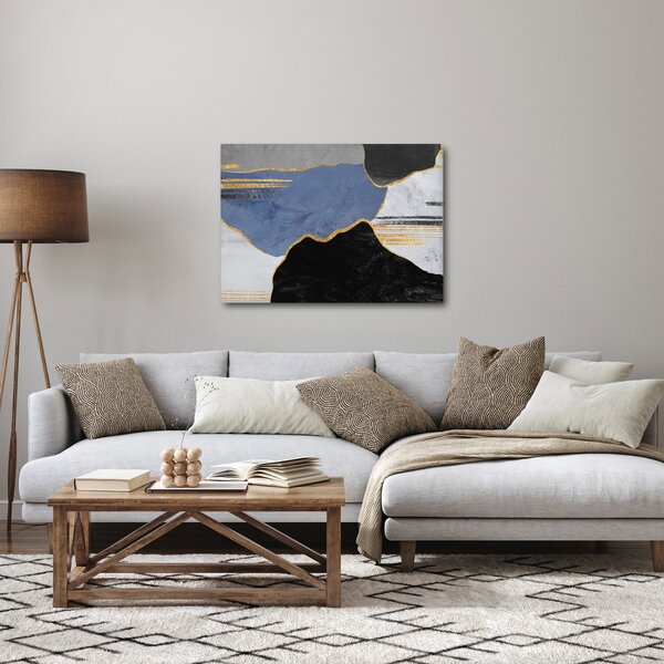 Obraz - Textúrované tvary (70x50 cm)