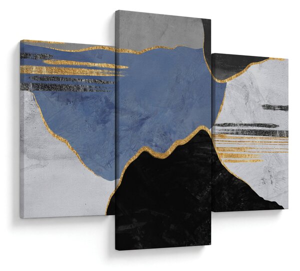 Obraz - Textúrované tvary (90x60 cm)