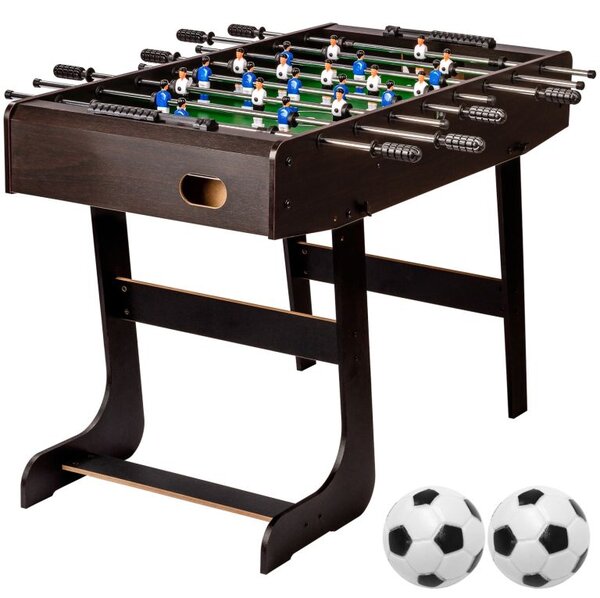 Stolný futbal rozkladací Belfast 121 x 101 x 79 cm - tmavé drevo
