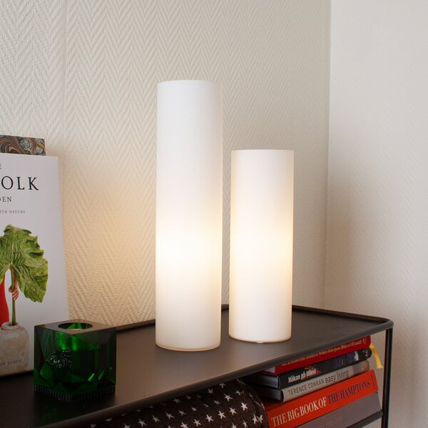 Stolové Lampa By Rydéns, Flake, Biela, Obývacia izba, Sklo