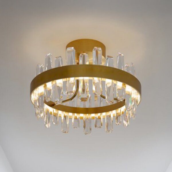 Stropné Lampa By Rydéns, Triumph, stmievateľné, Transparentná, Obývacia izba, Sklo, Moderný