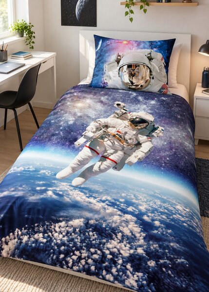 3d obliečky Astronaut 140x200 cm