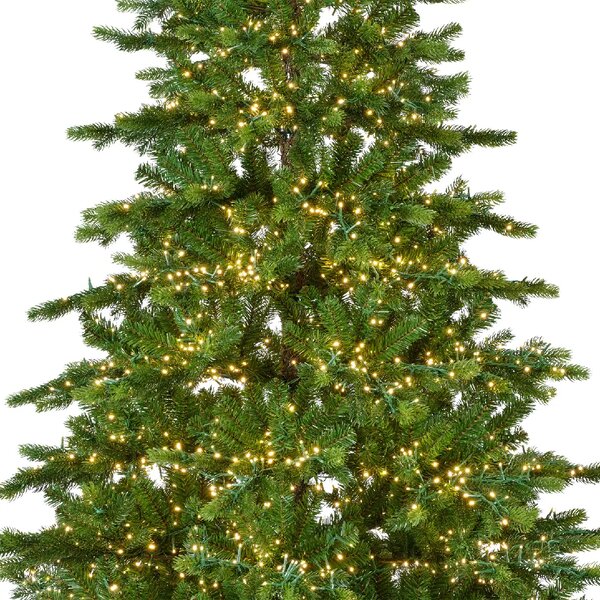Umelý vianočný stromček Galloway 210 cm LED - Zelené stromčeky - Výška 210 cm