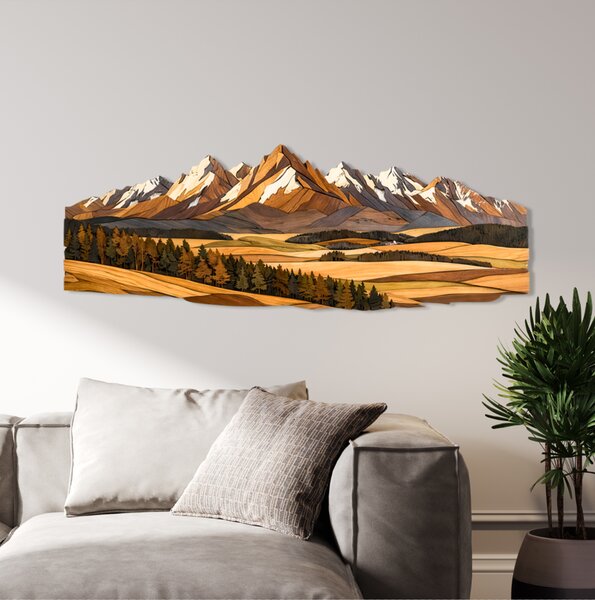 Drevený obraz s UV potlačou - Vysoké Tatry