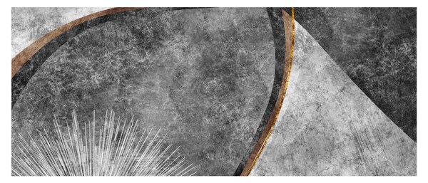 Obraz - Abstrakcia v betóne (120x50 cm)