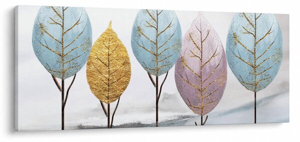 Obraz - Dizajnové stromy (120x50 cm)