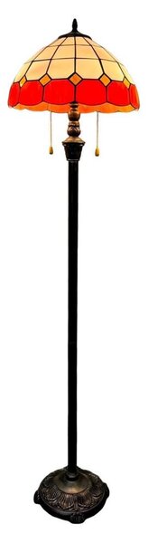 Brilagi - Tiffany vitrážová stojacia lampa SIENNA 2xE27/60W/230V