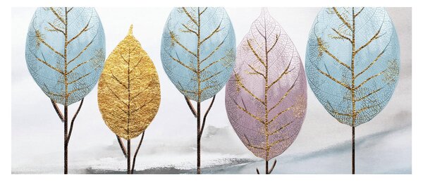 Obraz - Dizajnové stromy (120x50 cm)