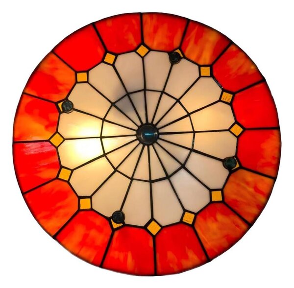 Brilagi - Tiffany vitrážové stropné svietidlo SIENNA 3xE27/60W/230V priemer 40 cm