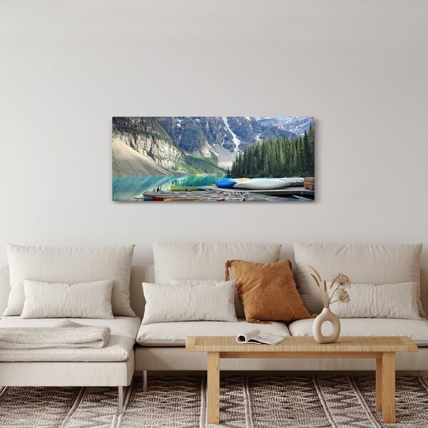 Obraz - Moraine Lake (120x50 cm)