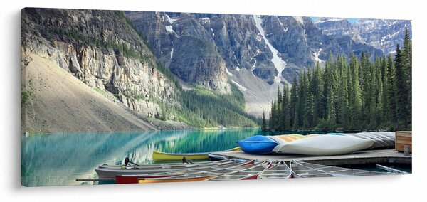 Obraz - Moraine Lake (120x50 cm)