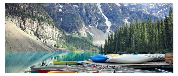 Obraz - Moraine Lake (120x50 cm)