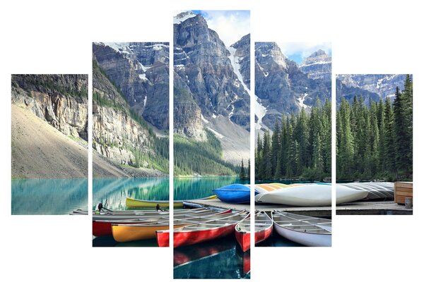 Obraz - Moraine Lake (150x105 cm)