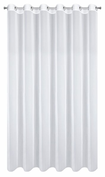 ZÁCLONA NA KRÚŽKOCH ARLETA 350X270 CM BIELA BS
