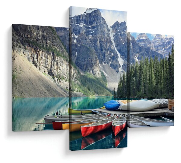 Obraz - Moraine Lake (90x60 cm)