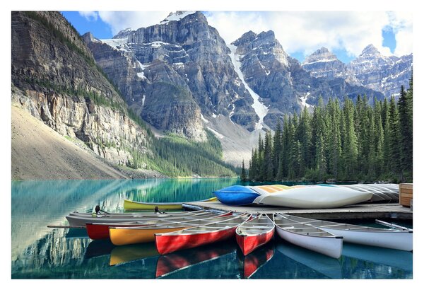 Obraz - Moraine Lake (90x60 cm)