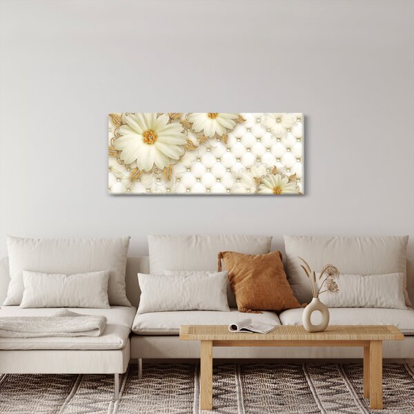Obraz - Zlatá koláž (120x50 cm)