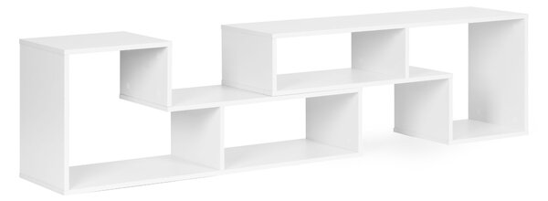Moderná modulárna geometrická knižnica, so 4 policami, ModernHome