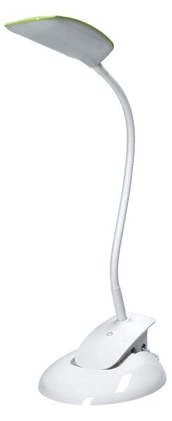 LED lampička 2v1 s podstavcom aj klipom 5 W, 300 lm, 4000 K, 3 farebné kryty (WO42) (WO42)