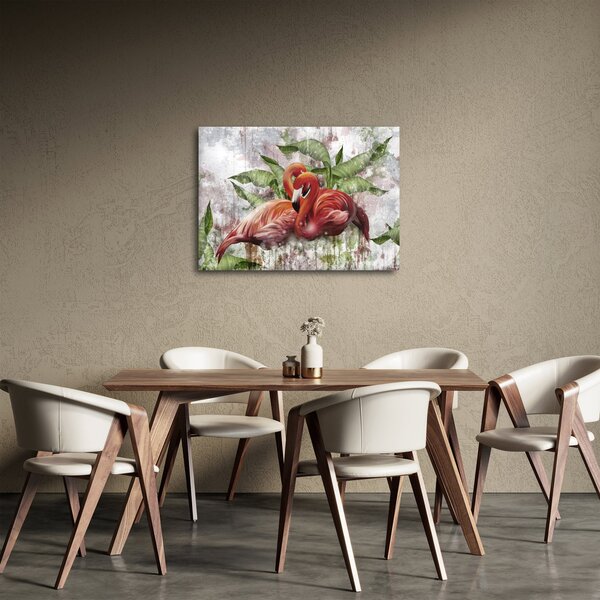 Obraz - Plameniaky (70x50 cm)