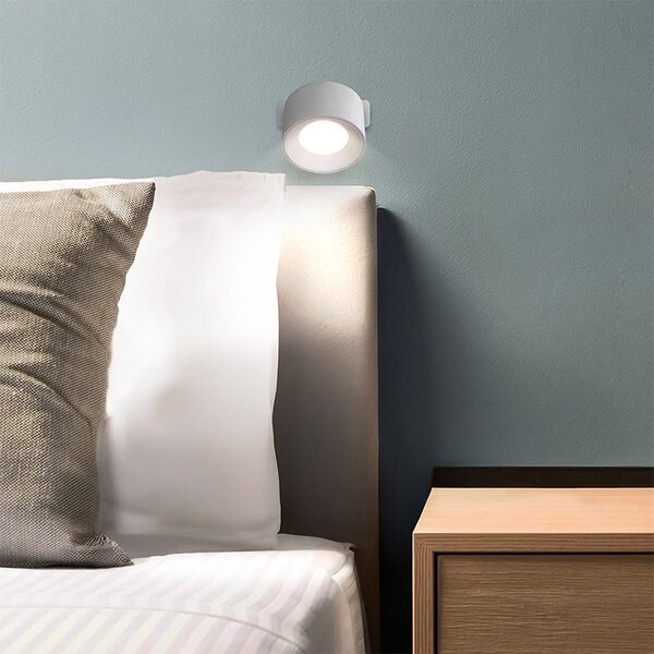 Nabíjacia LED lampička 3v1 4 W, 280 lm, stojan, klip aj na stenu, biela (WO68-W) (WO68-W)