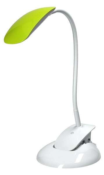 LED lampička 2v1 s podstavcom aj klipom 5 W, 300 lm, 4000 K, 3 farebné kryty (WO42) (WO42)