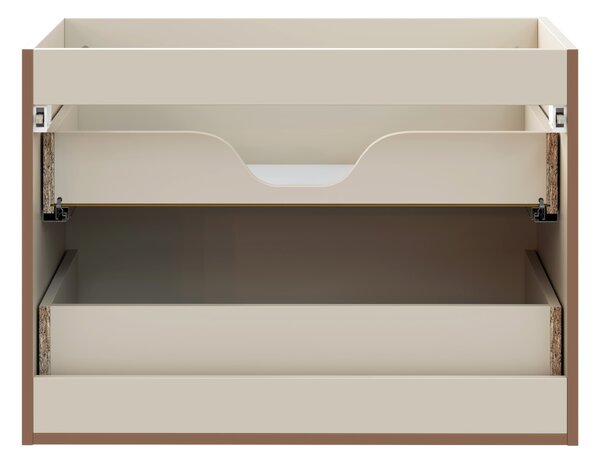 Skrinka pod umývadlo DONNA Sand 82-80-46-2S | 80 cm