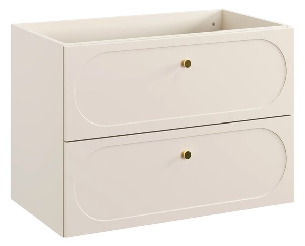 Skrinka pod umývadlo DONNA Sand 82-80-46-2S | 80 cm