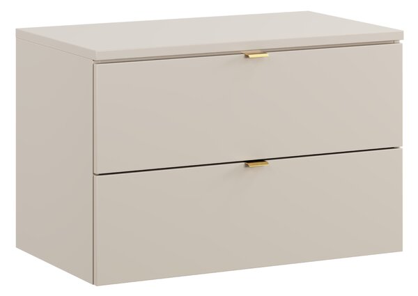 Comad Kúpeľňová skrinka pod doskové umývadlo Dalia Cashmere 80 kašmír mat