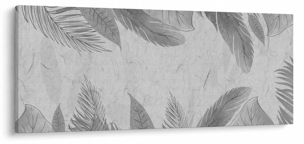Obraz - Listy (120x50 cm)