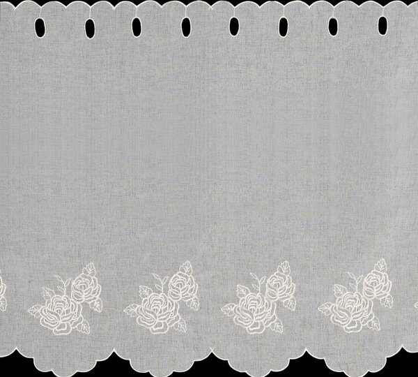 KRÁTKA ZÁCLONA NA PÚTKACH ELSIE 145X70 CM KVETY