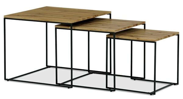BONTEC Konferenčný stolík 60x60cm, mdf, divoký dub, AF-3008 OAK Farba: Prírodné