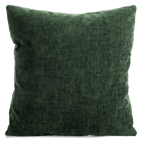 VIANOČNÁ DEKORAČNÁ OBLIEČKA NA VANKÚŠ SHINE 45X45 CM TMAVOZELENÁ