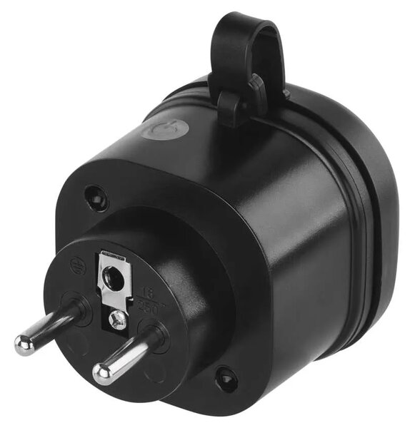 Emos GoSmart WiFi IP44 IP-3005F P5552 - WIFI zásuvka čierna