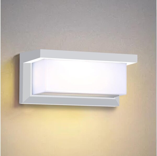 Brilagi - LED Vonkajšie nástenné svietidlo BRICKY LED/12W/230V biela IP54