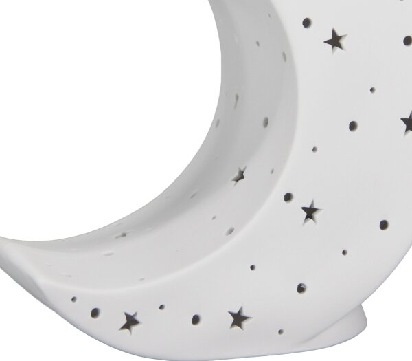 ONLI - Stolná lampa PORCELLANA 1xE14/6W/230V 21 cm mesiac