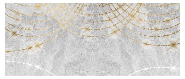 Obraz - Betón s dizajnom (120x50 cm)