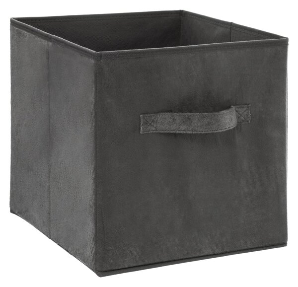 Úložný box Soft, 31x31x31 cm, sivá