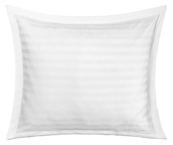 BAMBUSOVÉ OBLIEČKY STRIPE WHITE 160X200 CM, 2KS 70X80 CM, 4 KS 40X40 CM BIELE